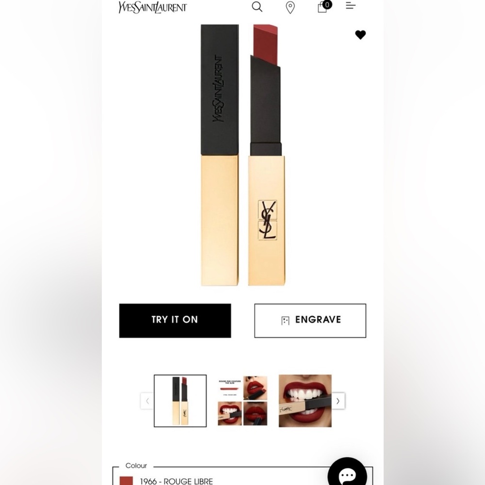 YSL The Slim Matte Longwesr Lipstick